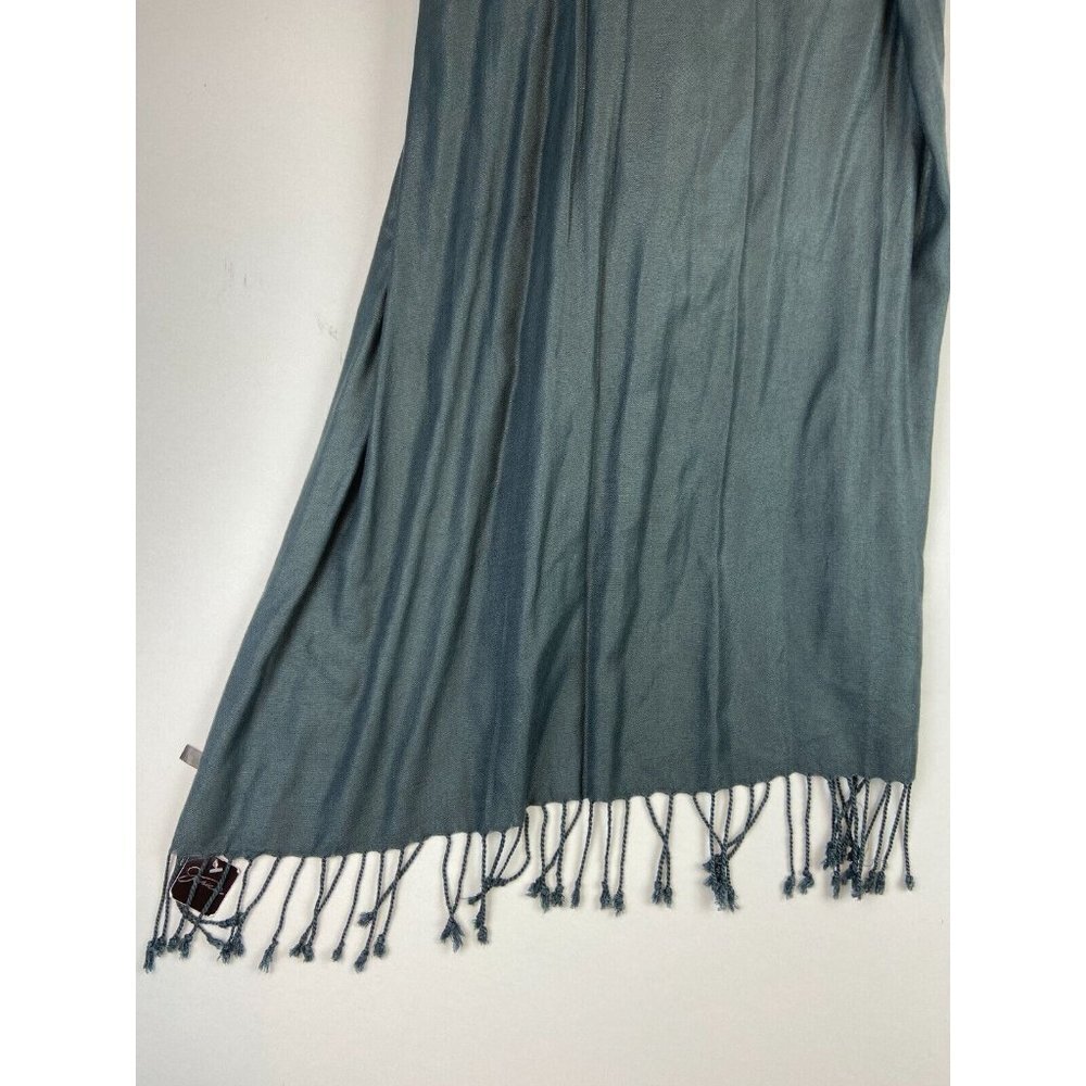 Jessica Grey Cotton Wrap Scarf One Size - Picture 4 of 4
